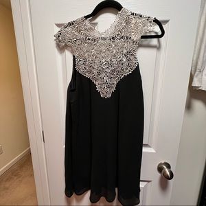 New forever 21 gold black dress medium